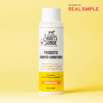 Skout's Honor - Probiotic Shampoo + Conditioner (Honey Suckle)