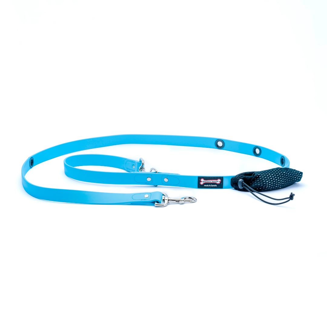 Smoochy Poochy -  1" Hands-Free Polyvinyl Waterproof Leash