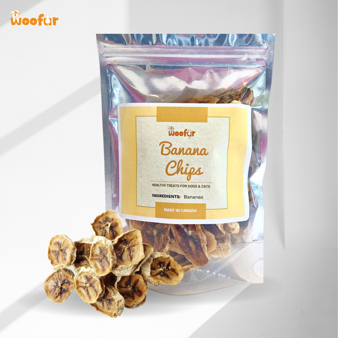 Dried banana deals chips for dogs