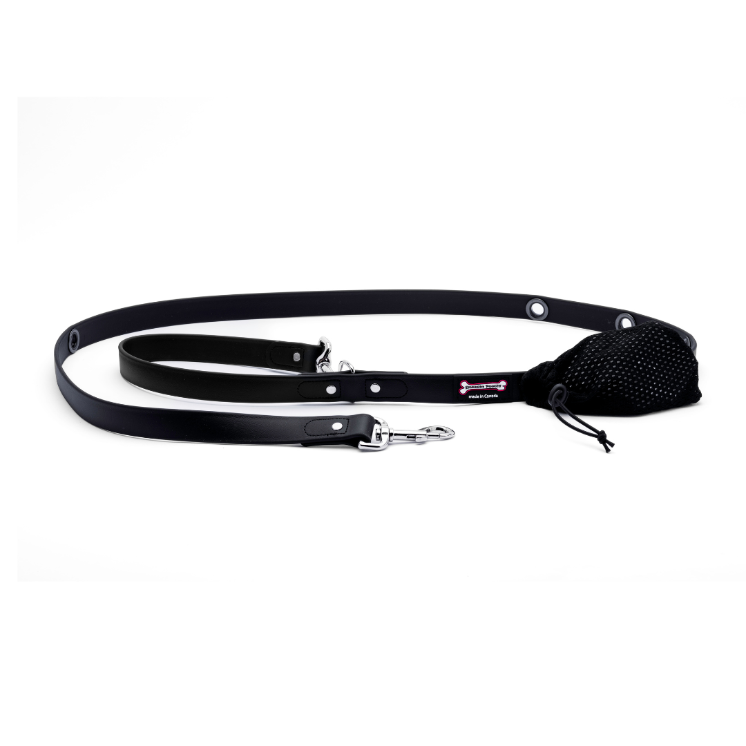 Smoochy Poochy -  1" Hands-Free Polyvinyl Waterproof Leash