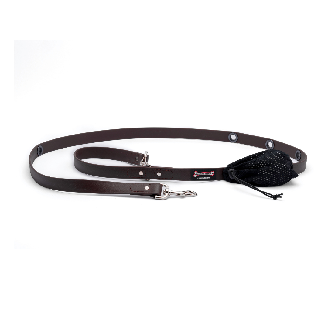 Smoochy Poochy -  1" Hands-Free Polyvinyl Waterproof Leash