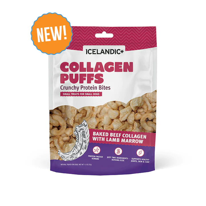 Icelandic+ Beef Collagen Puffs with Marrow Treats - 1.3oz