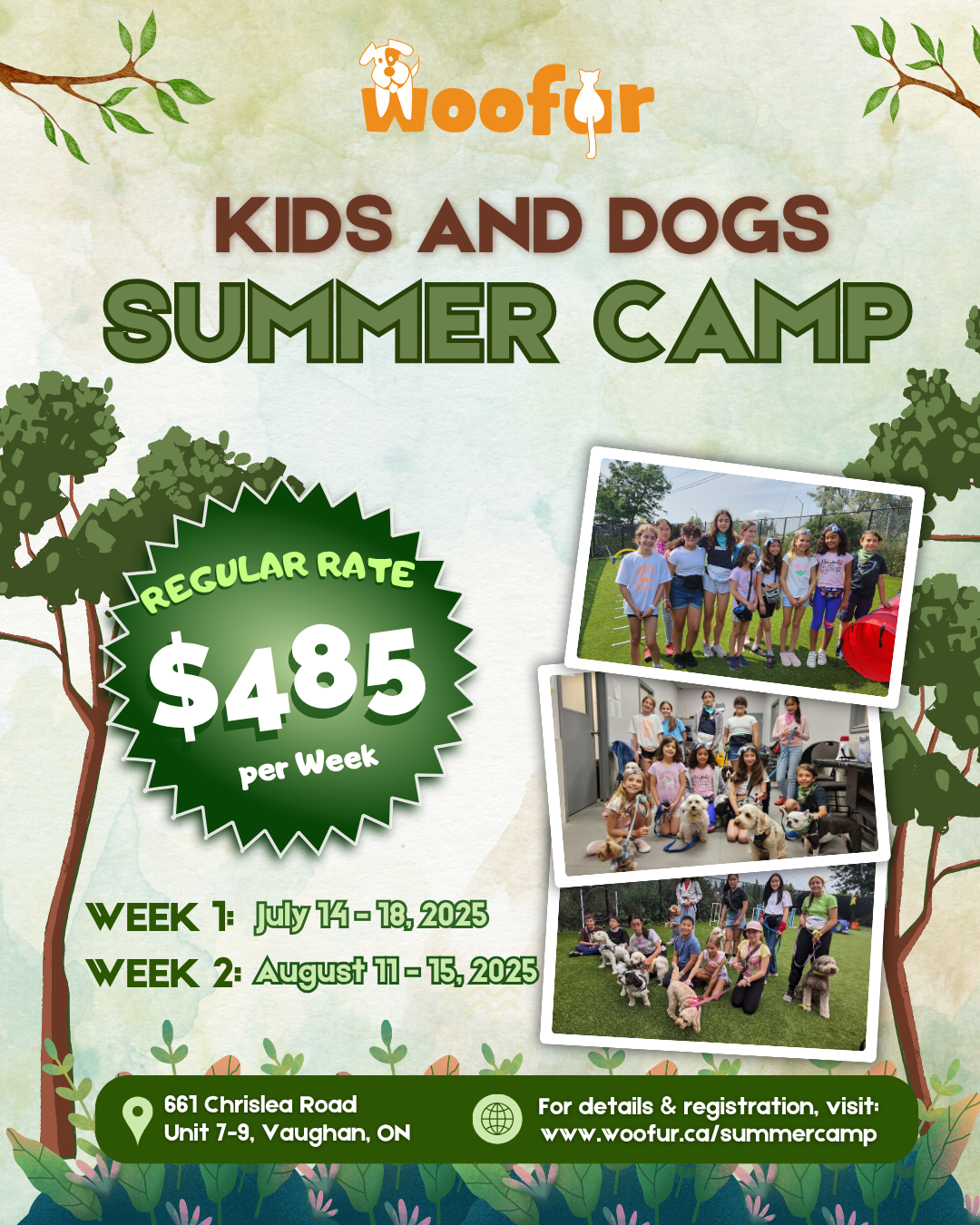 Kids & Dogs Summer Camp