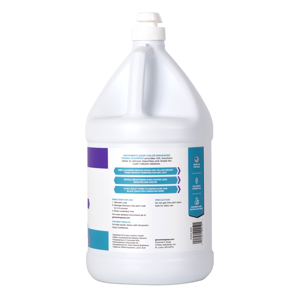 Groomer's Goop Shampoo - 1 Gallon Bottle with Pump