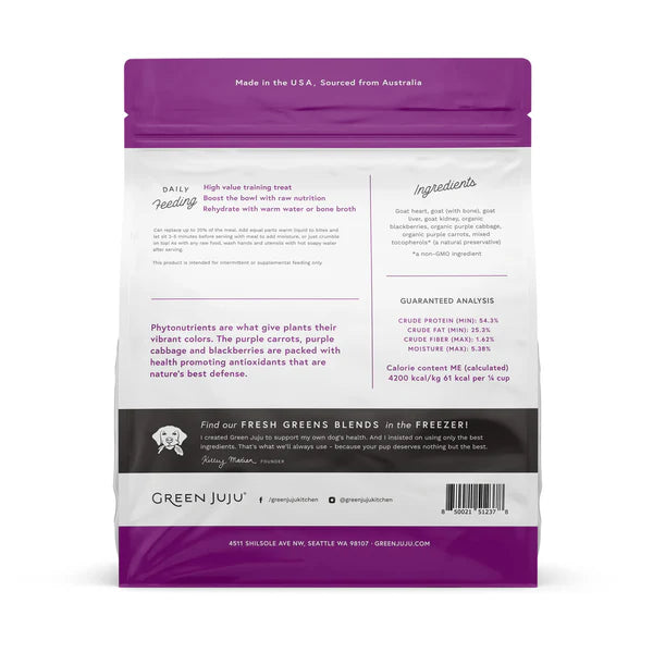 Green Juju - Freeze Dried Goat Purple 85g