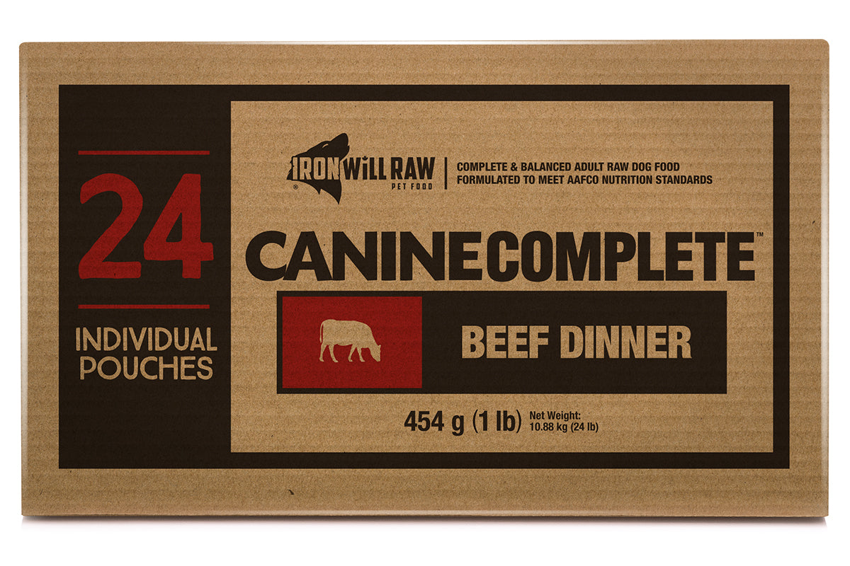 IRON WILL RAW - CANINE COMPLETE: BEEF DINNER