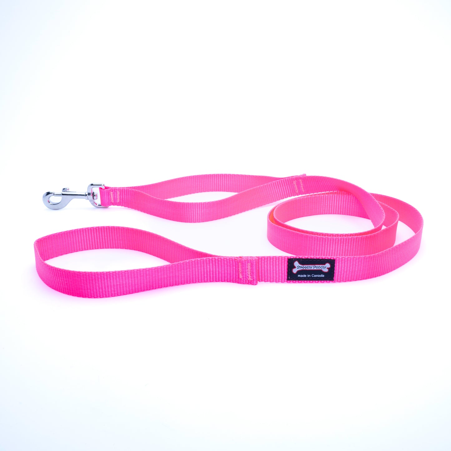 Smoochy Poochy - 1" x 6' Solid Nylon Leash