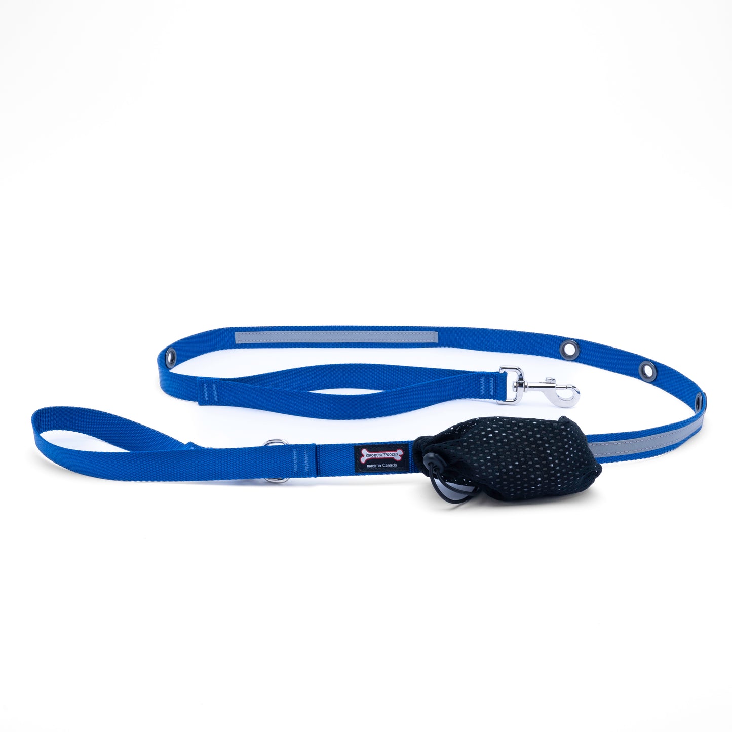 Smoochy Poochy - 1" x 6' Hands Free Reflective Leash