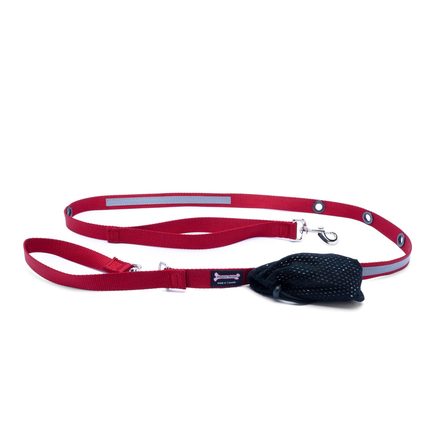 Smoochy Poochy - 1" x 6' Hands Free Reflective Leash