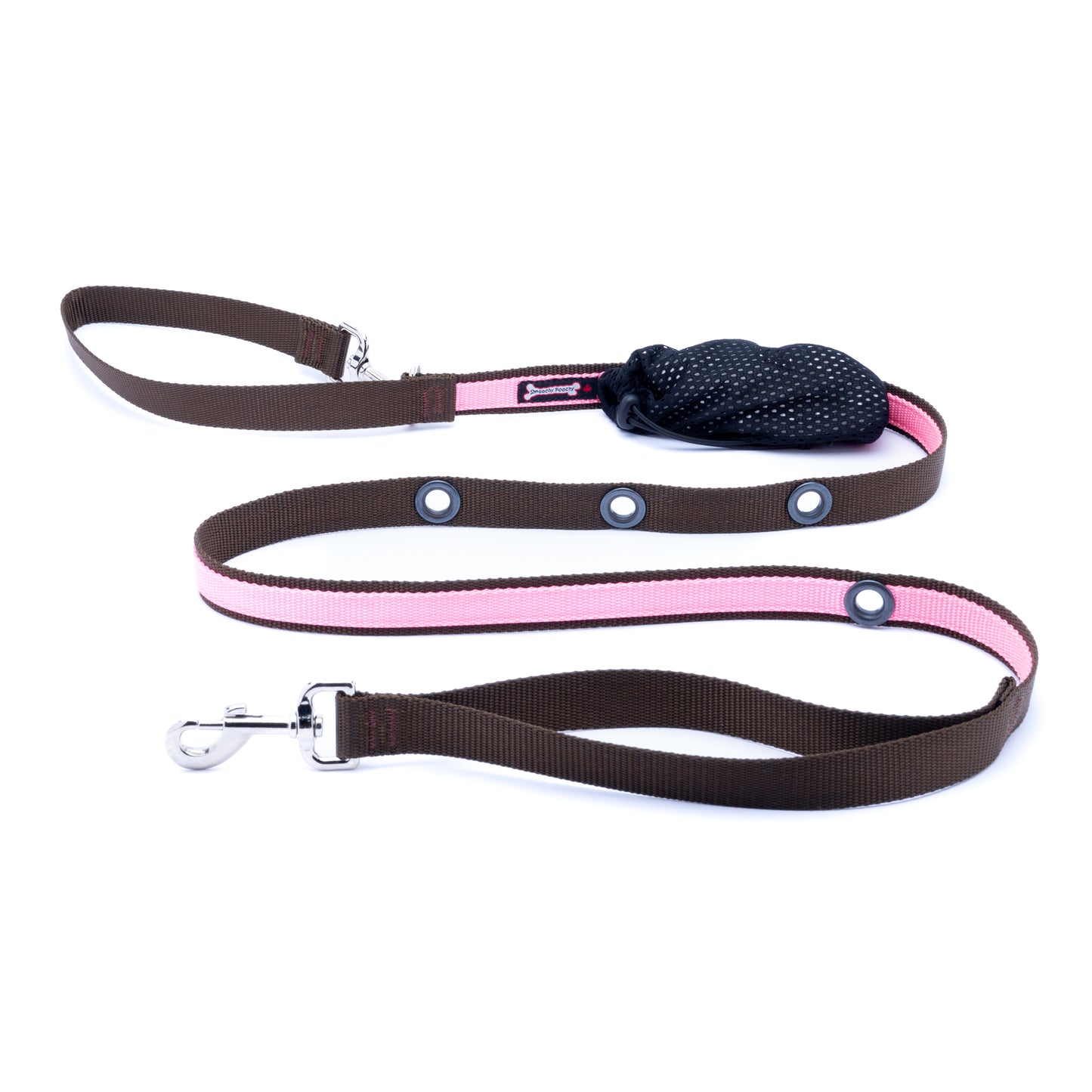 Smoochy Poochy - 1" x 6' 2Tone Hands Free Leash