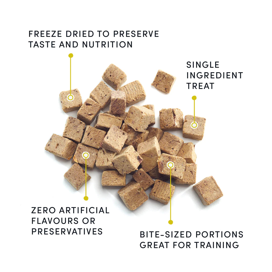 Crumps' Naturals Treats - Freeze-Dried Beef Liver Mini Trainers - Woofur Natural Pet Products