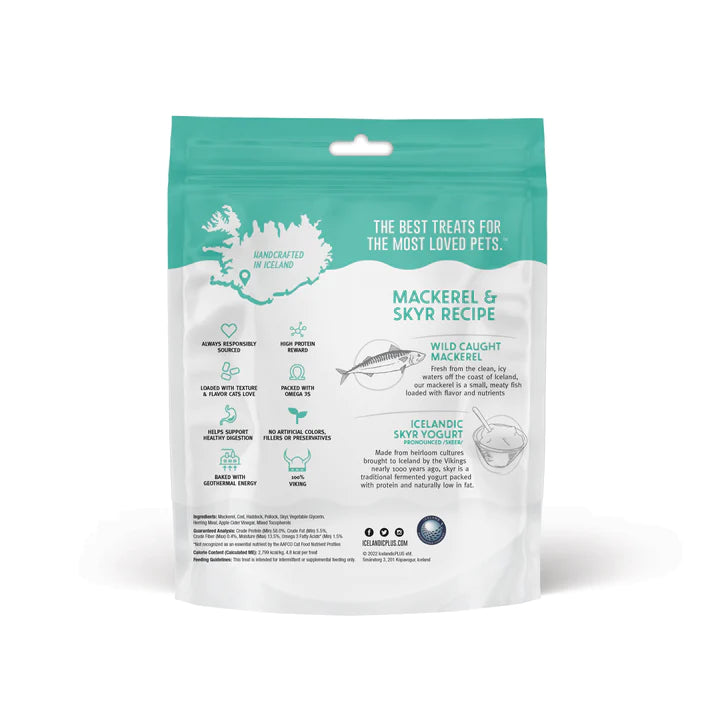 Icelandic+ Mackerel & Skyr Soft Chew Nibblets 2.5oz