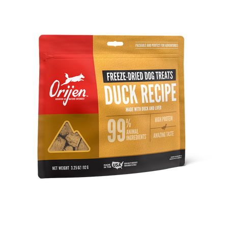 ORIJEN FD TREATS - DUCK RECIPE - Woofur Natural Pet Products