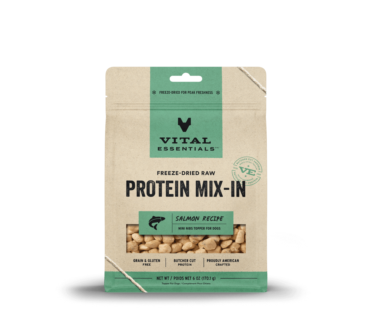 Vital Essentials - Protein Mix-In Mini Nibs Salmon Topper for Dogs (6oz)