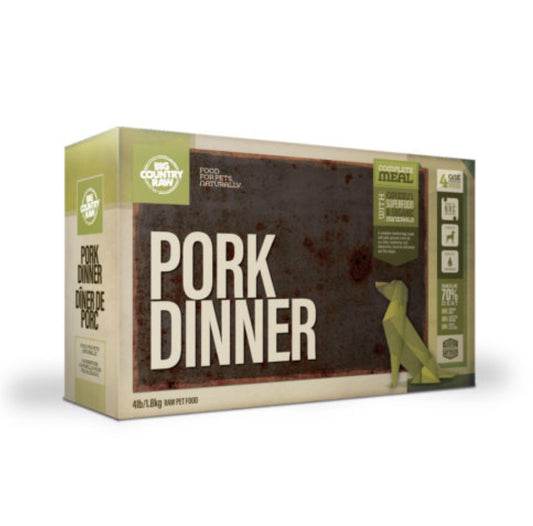 BCR - PORK DINNER - 4LB - Woofur Natural Pet Products