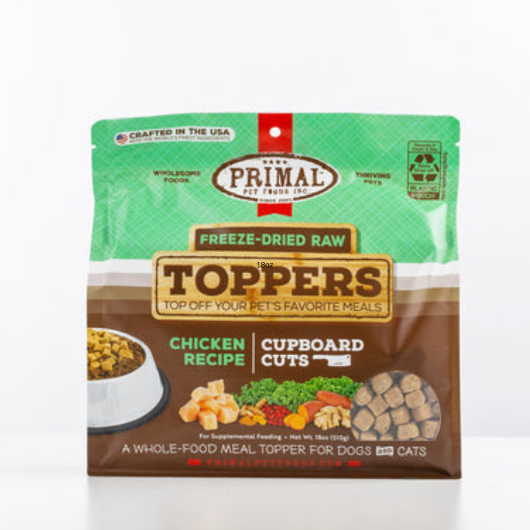 PRIMAL Chicken Cupboard Cuts Topper Dog