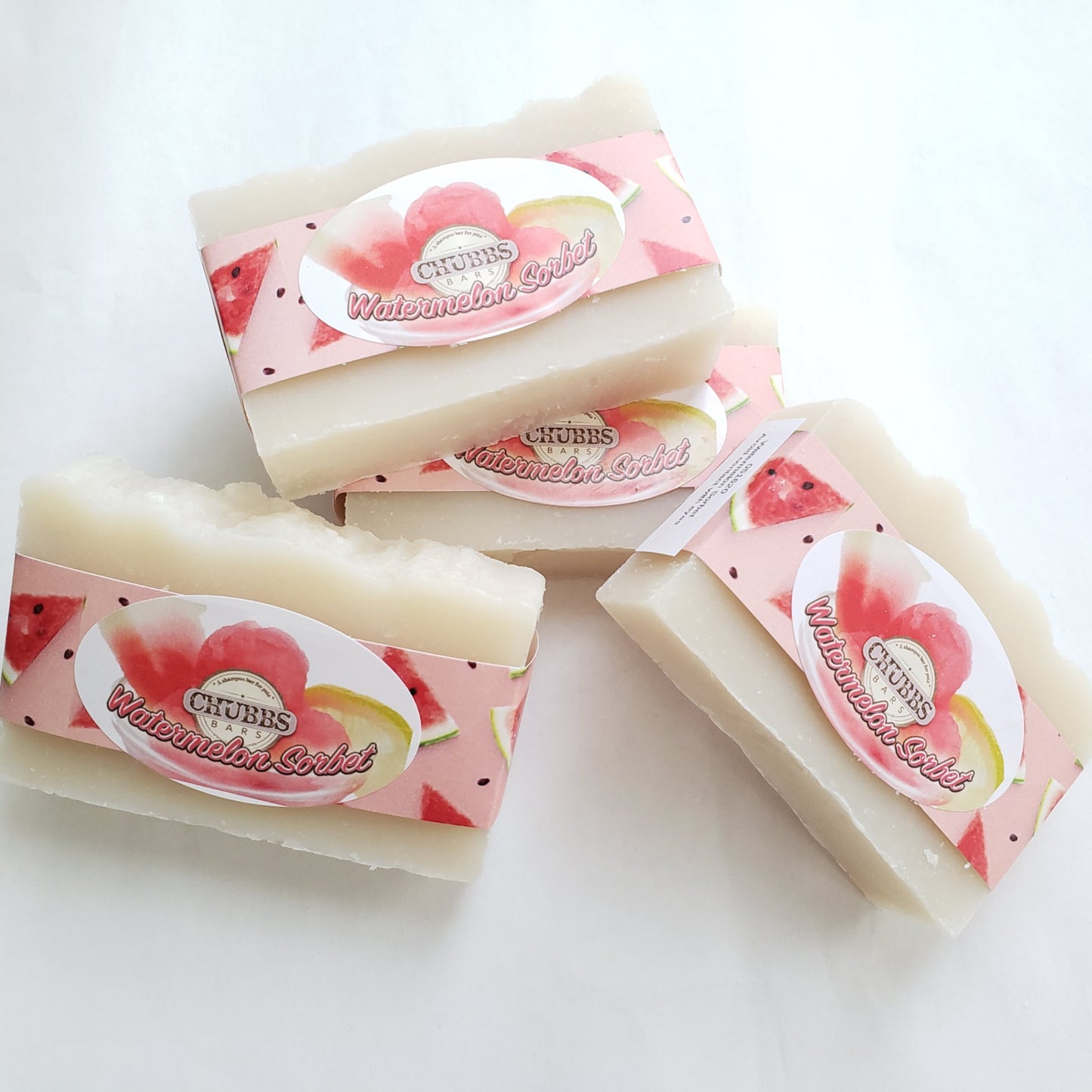 Chubbs Single Bar - Watermelon Sorbet - Chubbs Bars, By-the-pound - pet shampoo, Chubbs Bars Company - Chubbs Bars Company, Woofur Natural Pet Products - Chubbs Bars Canada