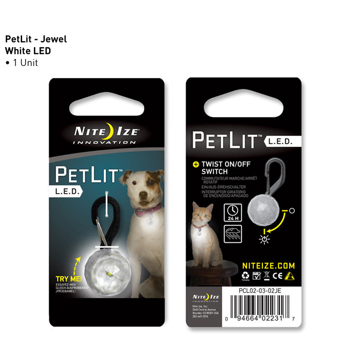 NiteIze - PetLit Collar Light - Chubbs Bars, - pet shampoo, Woofur Natural Pet Products - Chubbs Bars Company, Woofur Natural Pet Products - Chubbs Bars Canada