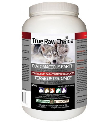 Diatomaceous earth in outlet dog food