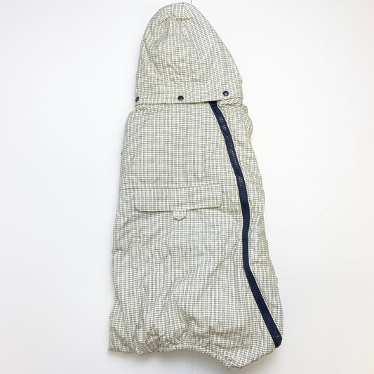 IsPet - Full Body Rain Jacket (Off-White Plaid)