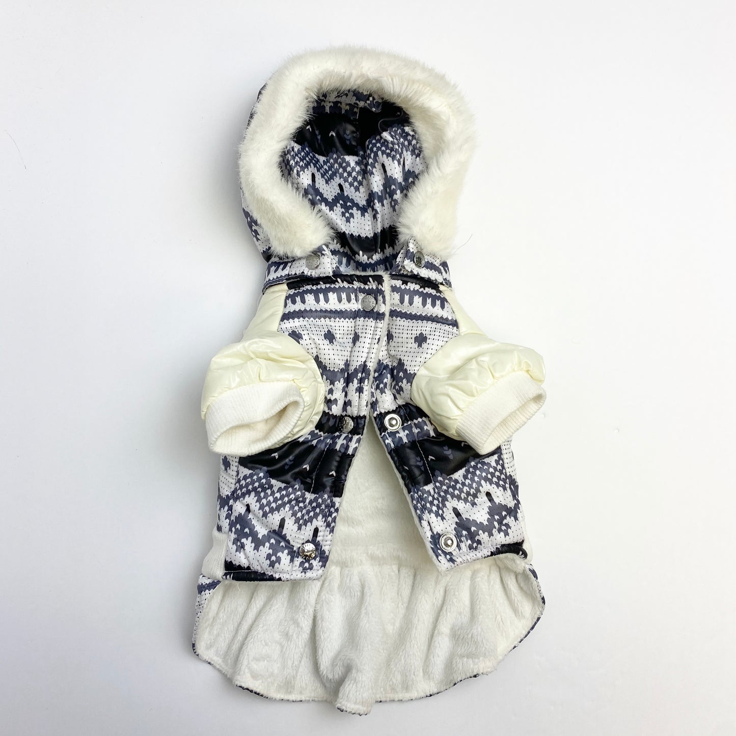 IsPet - White/Cream Patterned Jacket