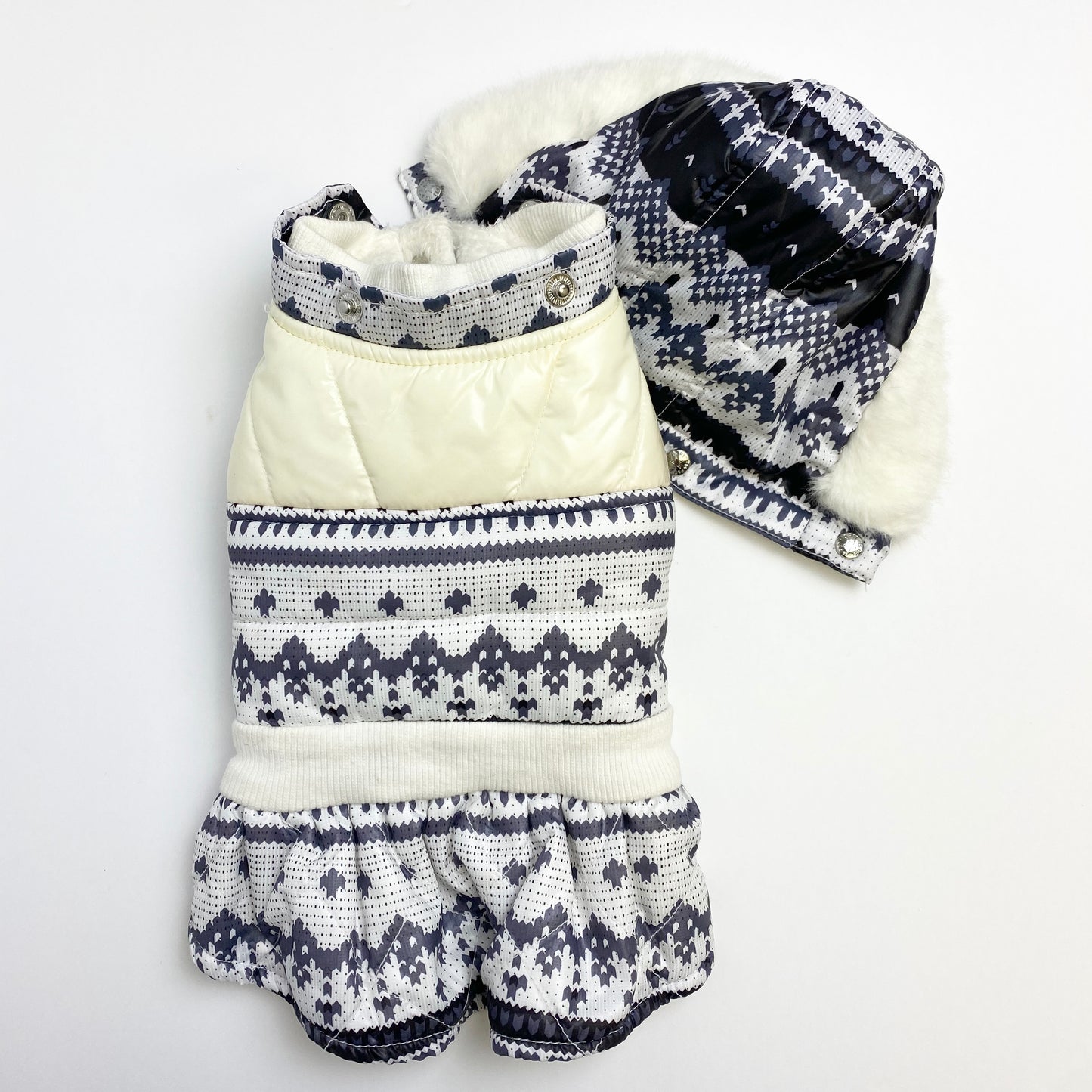 IsPet - White/Cream Patterned Jacket