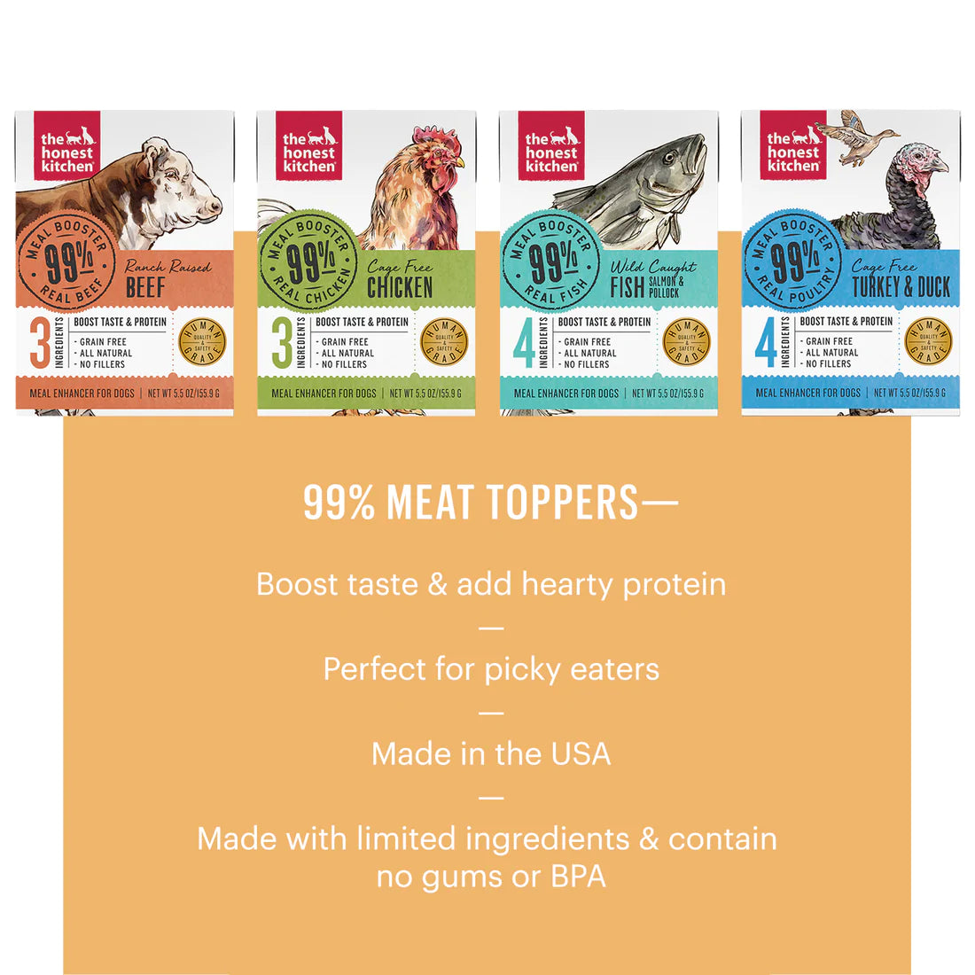 Honest Kitchen - Meal Booster Chicken (5.5oz)