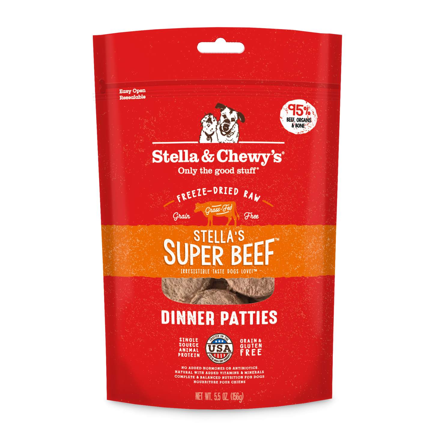 Stella & Chewy's FD Dinner - Beef - Woofur Natural Pet Products