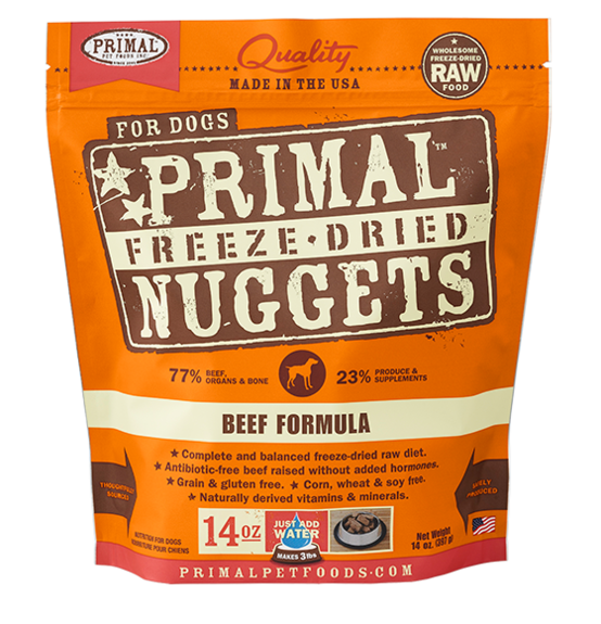 Primal Freeze Dried - Beef Formula - Woofur Natural Pet Products