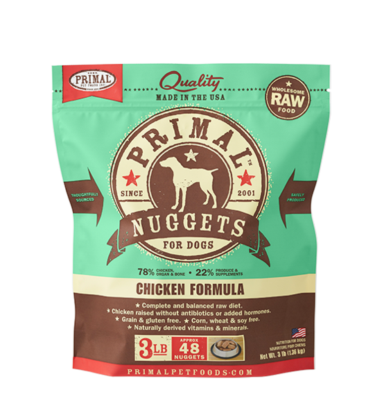 Primal Frozen - Chicken - 3lbs - Woofur Natural Pet Products