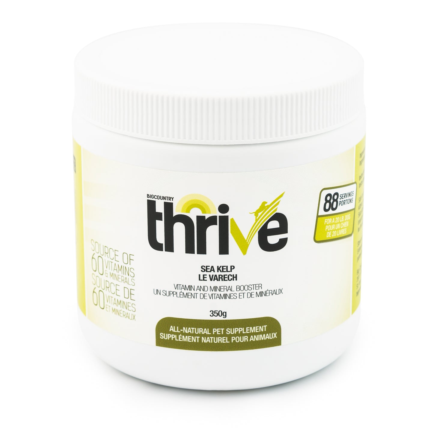 THRIVE - SEA KELP - Chubbs Bars, Supplements - pet shampoo, Woofur - Chubbs Bars Company, Woofur Natural Pet Products - Chubbs Bars Canada