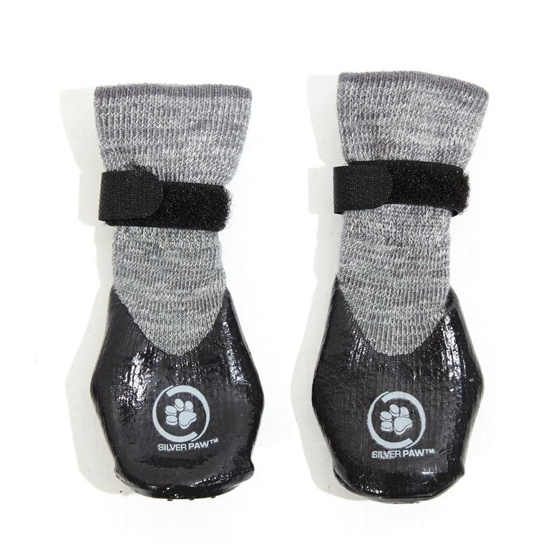 Silver Paw Black Outdoor Socks