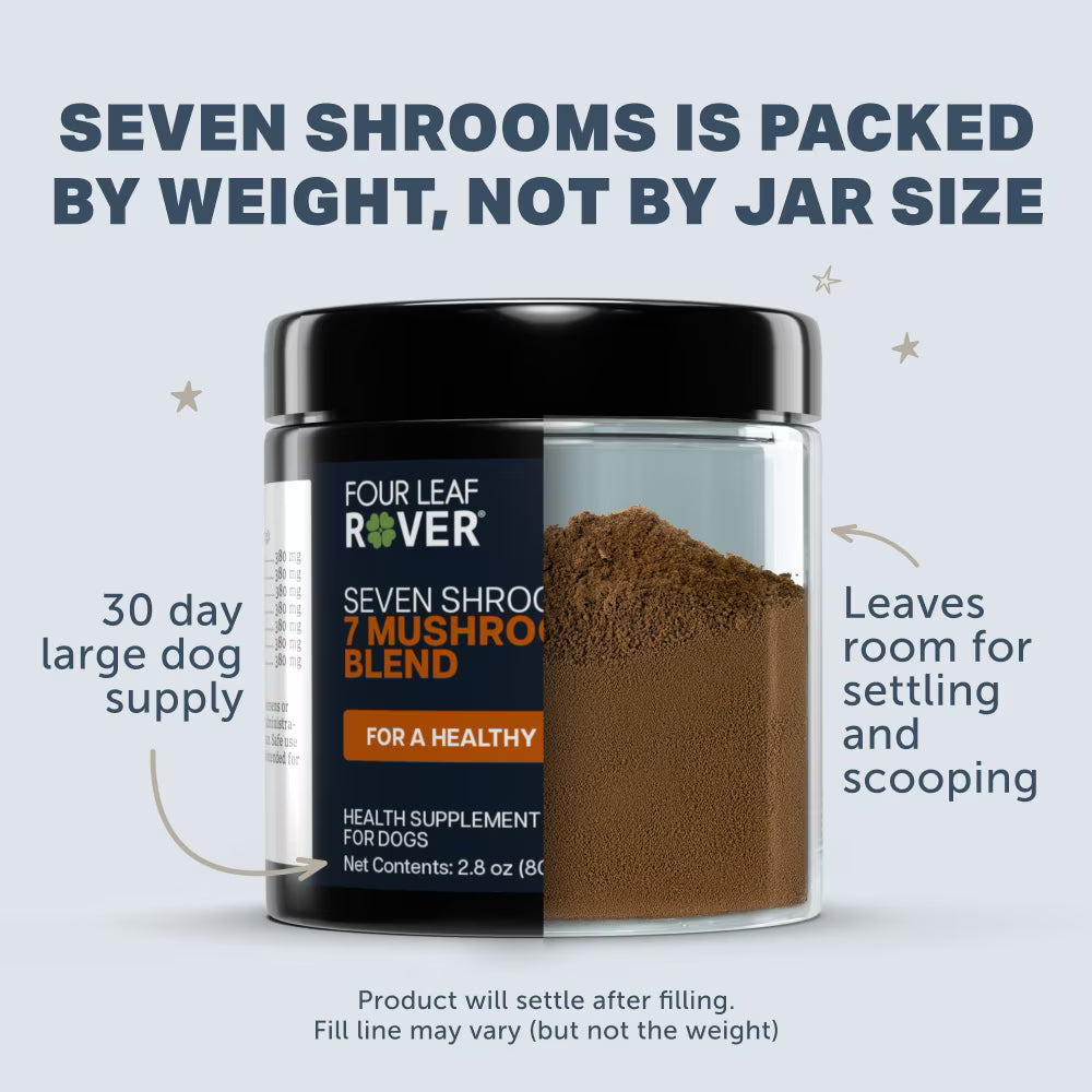 Four Leaf Rover - Seven 'Shrooms - Woofur Natural Pet Products