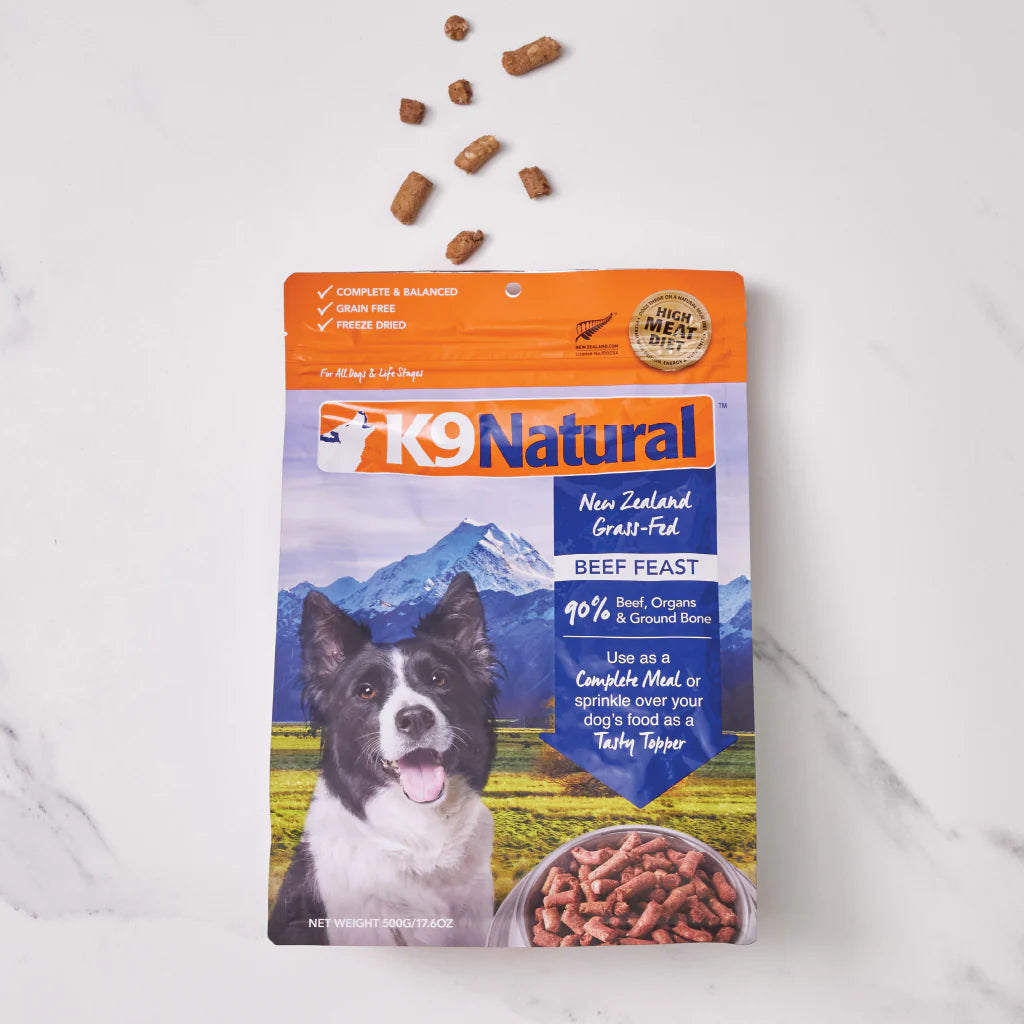 K9 NATURAL FD FOOD - BEEF FEAST - Woofur Natural Pet Products