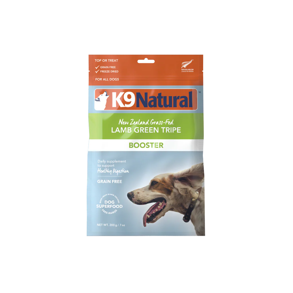 K9 NATURAL TOPPER - LAMB GREEN TRIPE - Woofur Natural Pet Products
