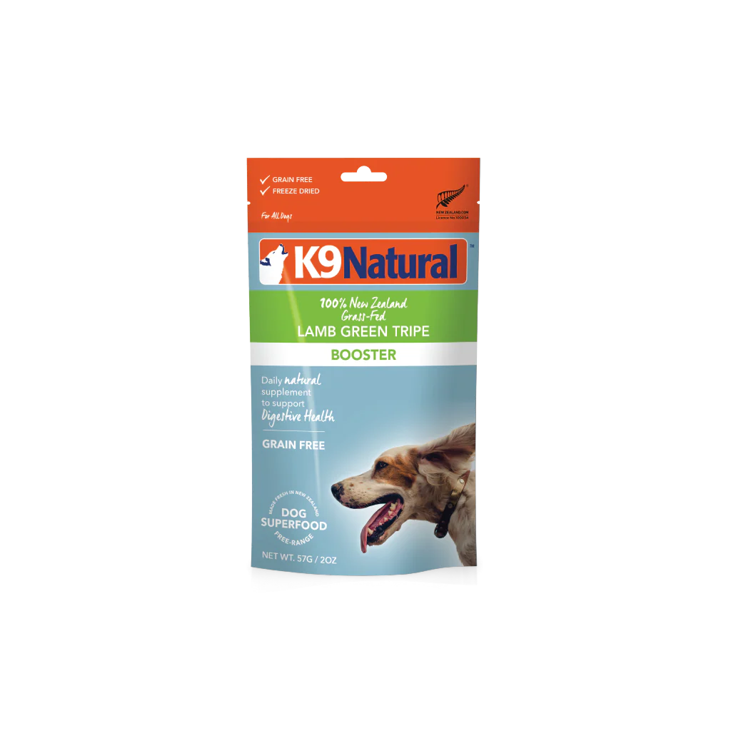 K9 NATURAL TOPPER - LAMB GREEN TRIPE - Woofur Natural Pet Products