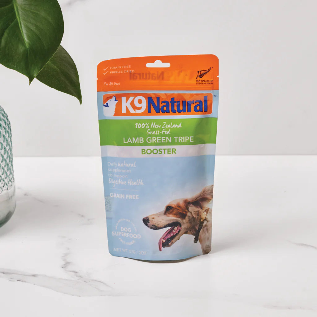 K9 NATURAL TOPPER - LAMB GREEN TRIPE - Woofur Natural Pet Products