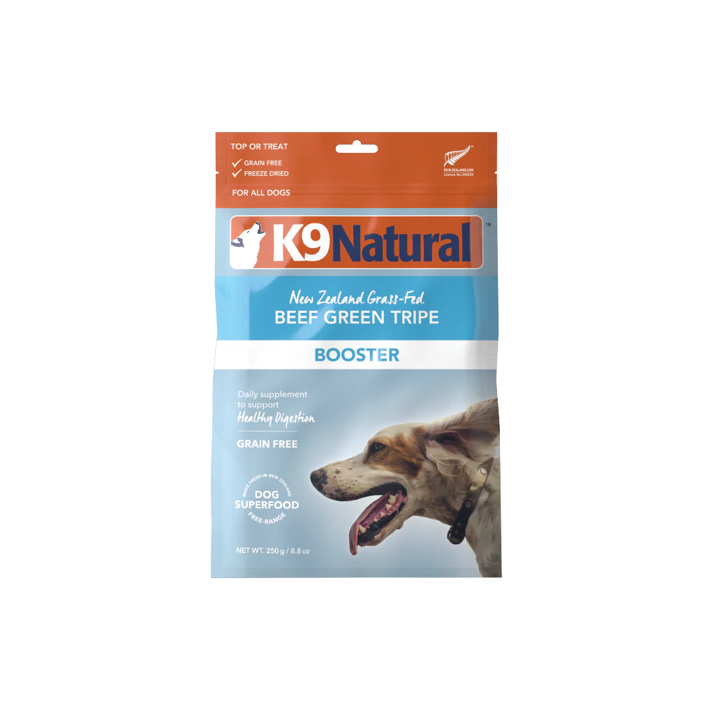 K9 NATURAL TOPPER - BEEF GREEN TRIPE - Woofur Natural Pet Products