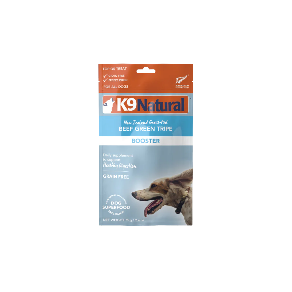 K9 NATURAL TOPPER - BEEF GREEN TRIPE - Woofur Natural Pet Products