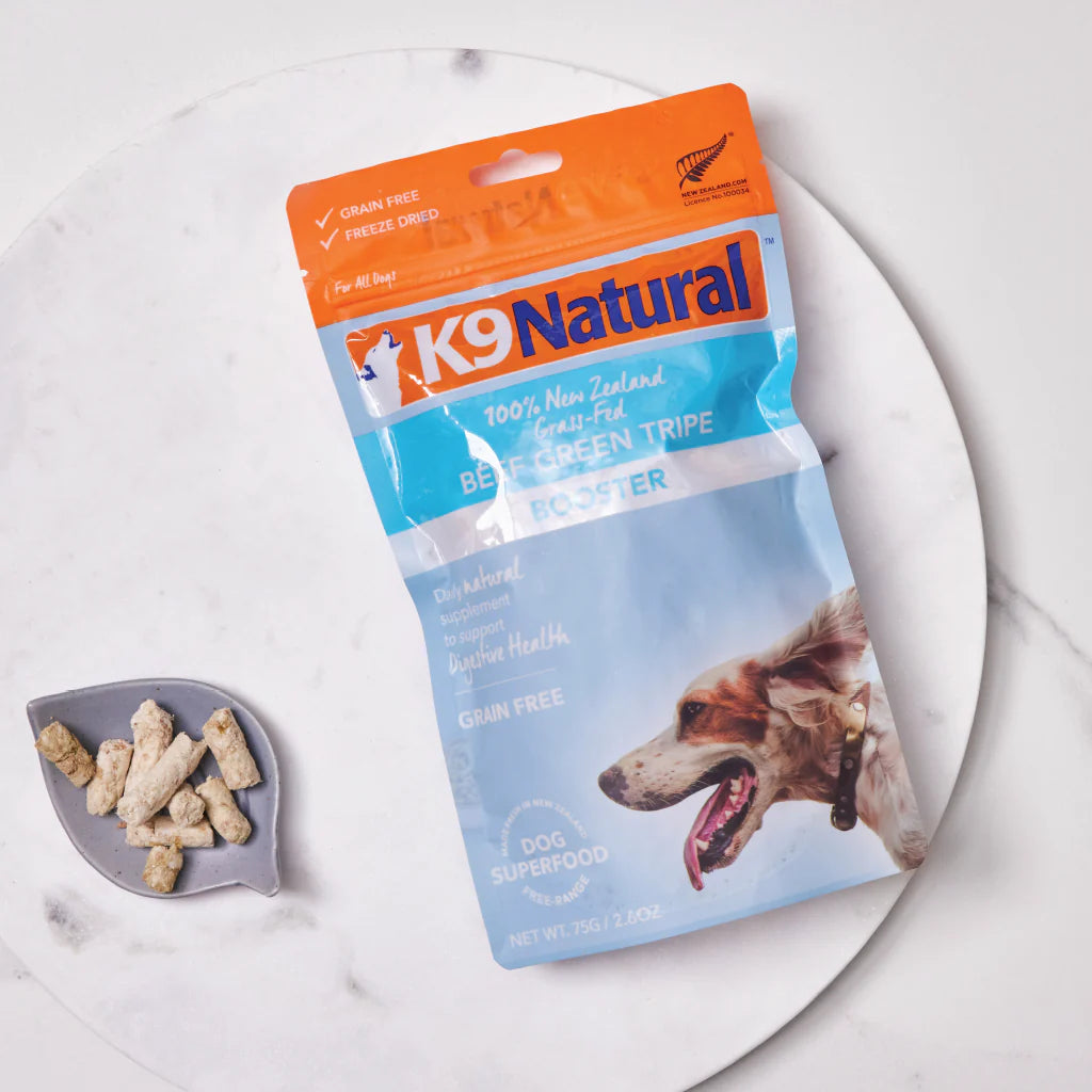 K9 NATURAL TOPPER - BEEF GREEN TRIPE - Woofur Natural Pet Products