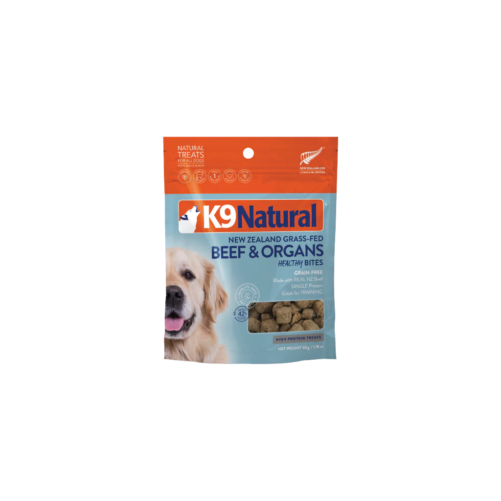 K9 Natural -  Beef and Organs Bites - Woofur Natural Pet Products