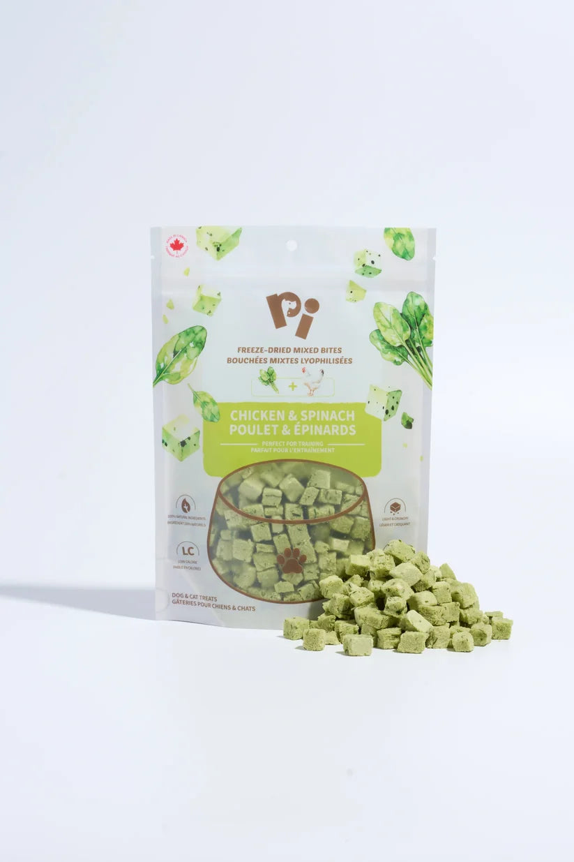 Pi Pet - Freeze-Dried Mixed Bites Chicken & Spinach