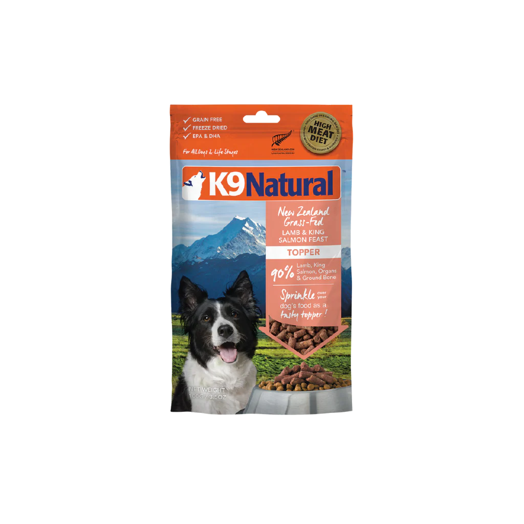 K9 NATURAL FD FOOD - LAMB & KING SALMON FEAST - Woofur Natural Pet Products