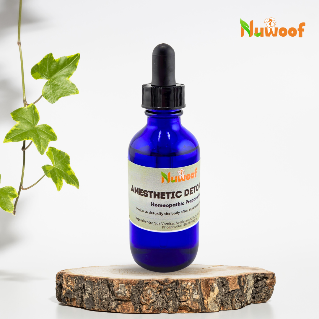 NuWoof Homeopathic Blend: Anesthetic Detox Care