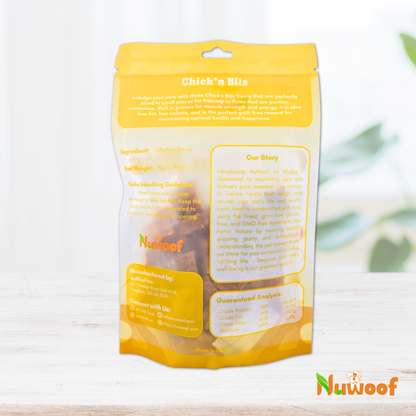 NuWoof - Chick'n Bits Treats - 70g