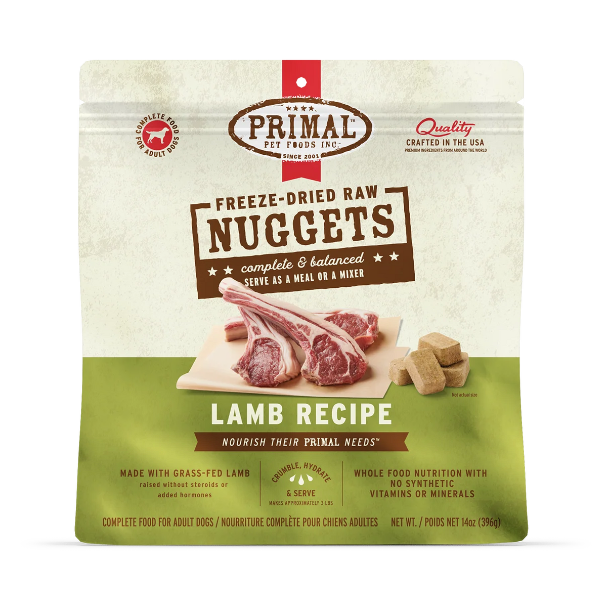 Primal Freeze Dried - Nugget Lamb Recipe