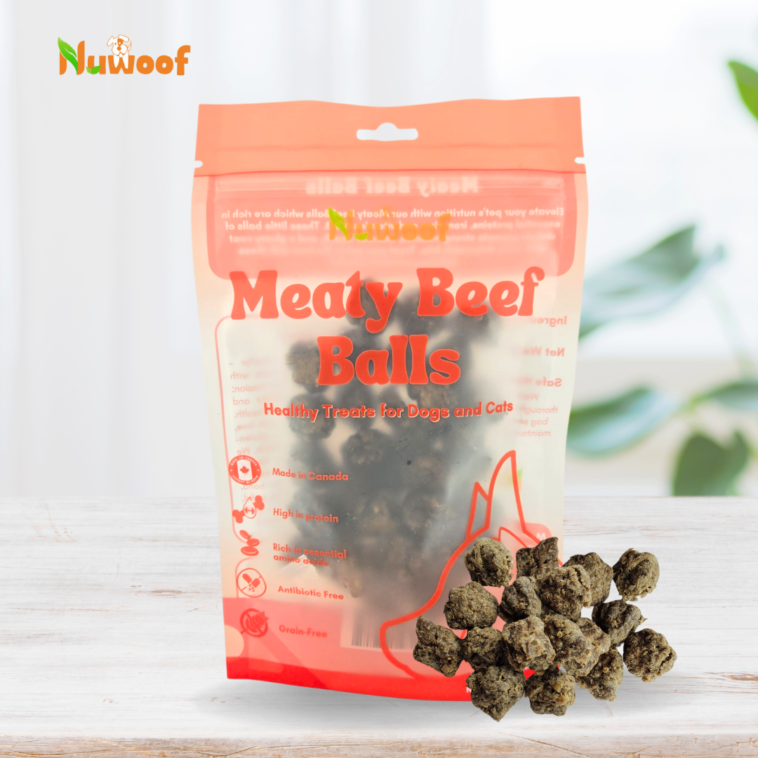 NuWoof - Meaty Beef Ball Treats - 70g