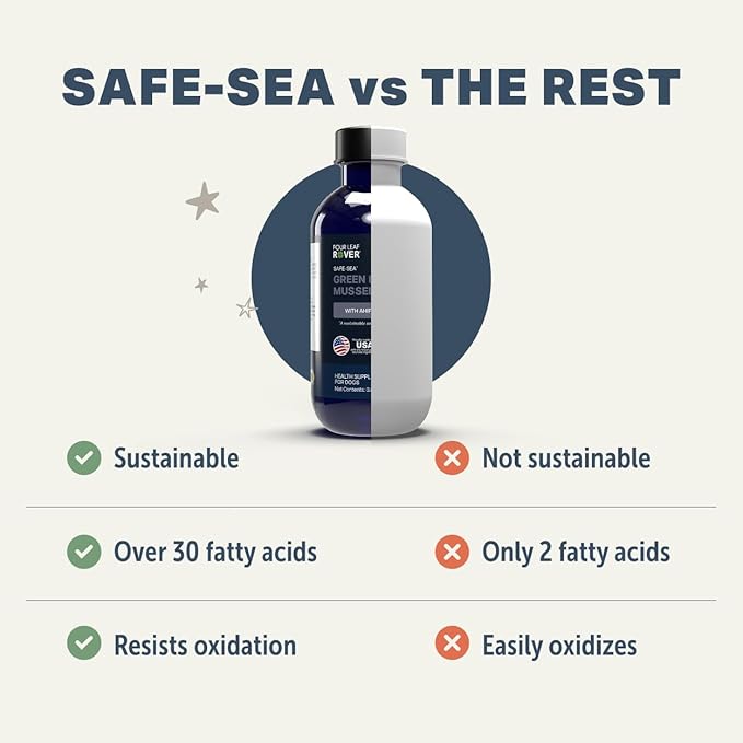 Four Leaf Rover - Safe-Sea - Premium Fatty Acids - Woofur Natural Pet Products
