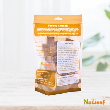 NuWoof - Turkey Crunch Treats - 70g