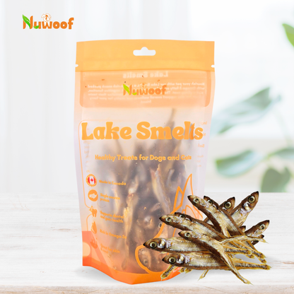 NuWoof - Dehydrated Lake Smelt Treats - 55g